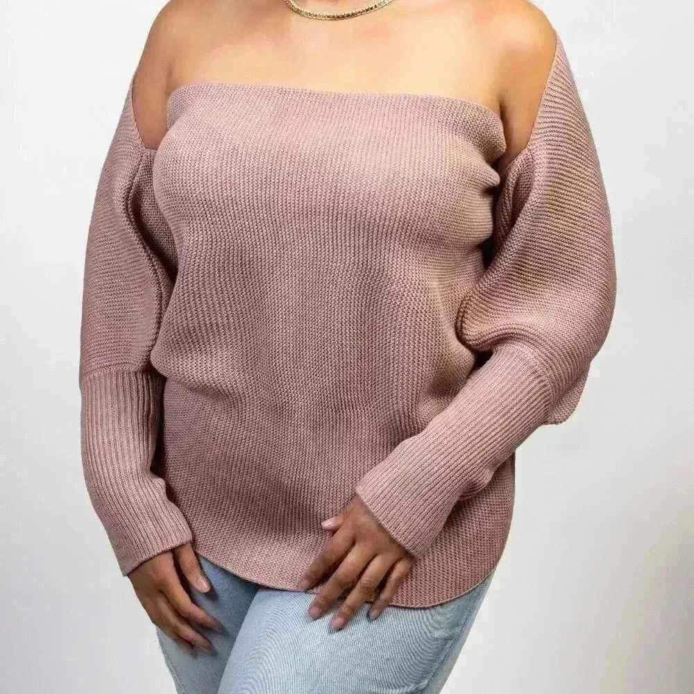 So Over You Off Shoulder Sweater